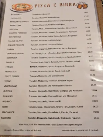 Bild von Restaurant Pizzeria Brauerei