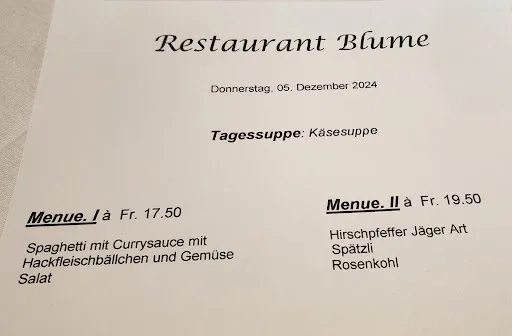 Bild von Restaurant Blume