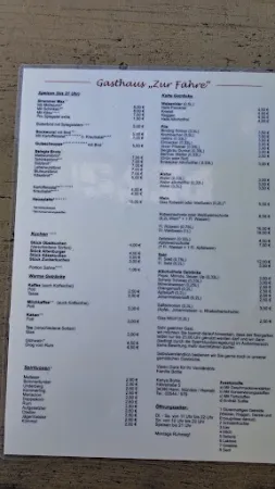 Bild von Restaurant & Biergarten "Zur Fähre"