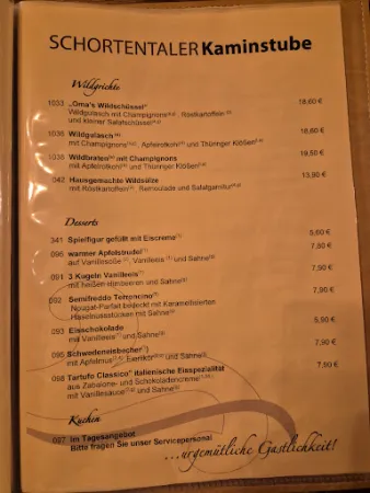 Bild von Schortentaler Kaminstube