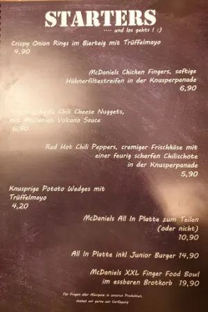 Bild von McDaniels - Bar Burgerrestaurant