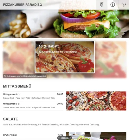 Bild von Pizzakurier Paradiso GmbH