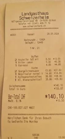 Bild von Landgasthaus Schweizerheim