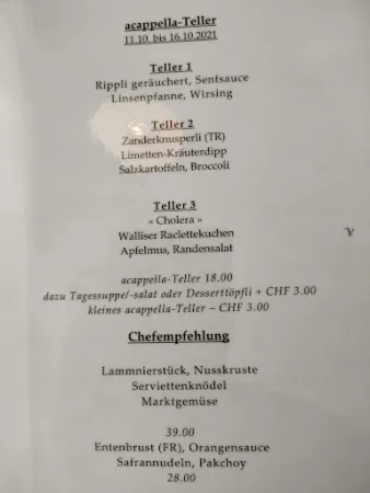 Bild von Restaurant acappella