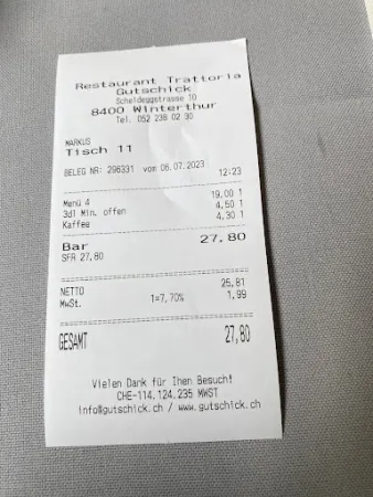 Bild von Restaurant Pizzeria Gutschick