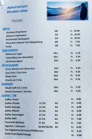 Bild von Alpwirtschaft Vorder Höhi