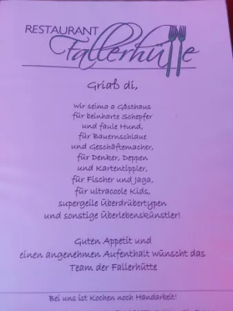 Bild von Alpenrestaurant Fallerhütte