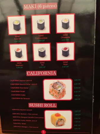 Bild von Hanami Sushi Vésenaz