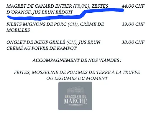 Bild von Brasserie du Marché