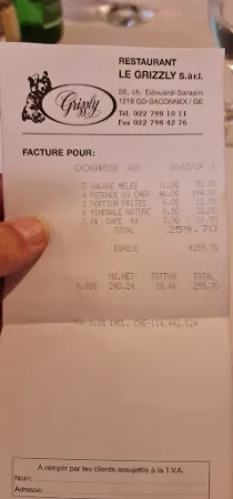 Bild von Restaurant Le Grizzly Sàrl
