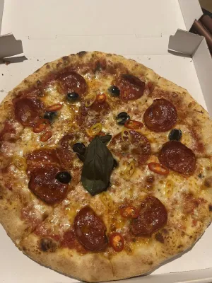 Steinoffen pizza Kurier