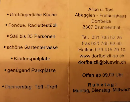 Bild von Dorfbeizli