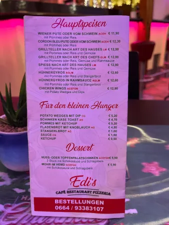 Bild von Edi‘s Café - Restaurant - Pizzeria