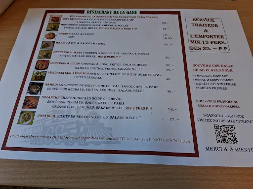 Bild von Restaurant de la Gare