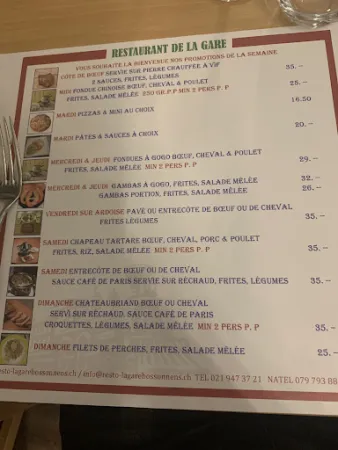 Bild von Restaurant de la Gare