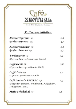 Bild von Café Zentral