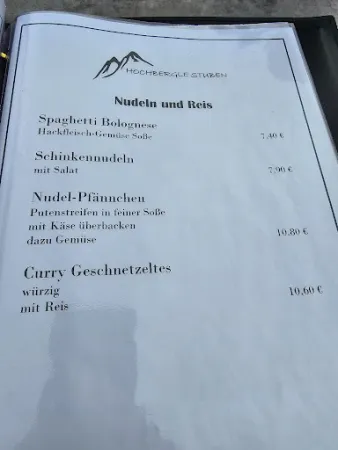 Bild von Hochbergle Stuben